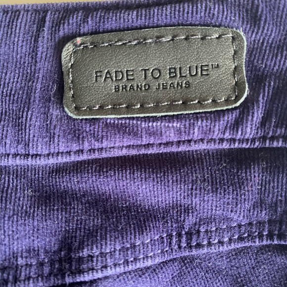 Fade to Blue Indigo Blue Skinny Corduroys - Picture 4 of 4